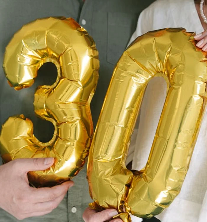 30er-Geburtstagsballon
