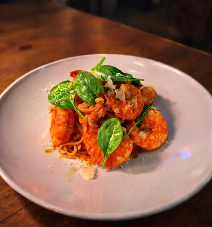 Spagetti Aglio i Scampi